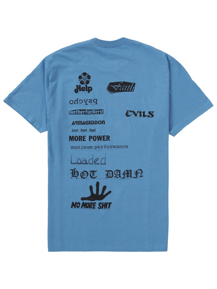 Supreme No More Shit Tee Dusty Light Royal [FW20] Prior