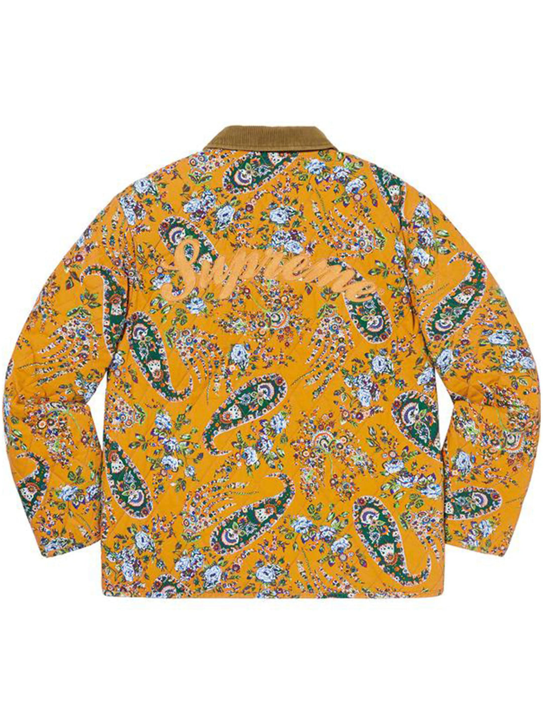 Supreme Paisley Quilted Jacket Mustard [FW19] Prior