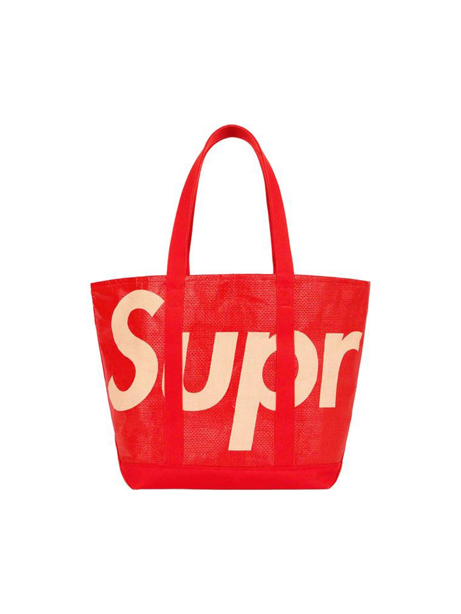 Supreme Raffia Tote Bag Red [SS20] Supreme