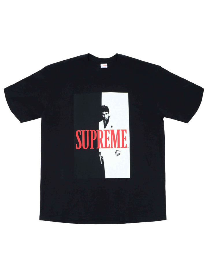 Supreme Scarface Split Tee Black [FW17] M Supreme