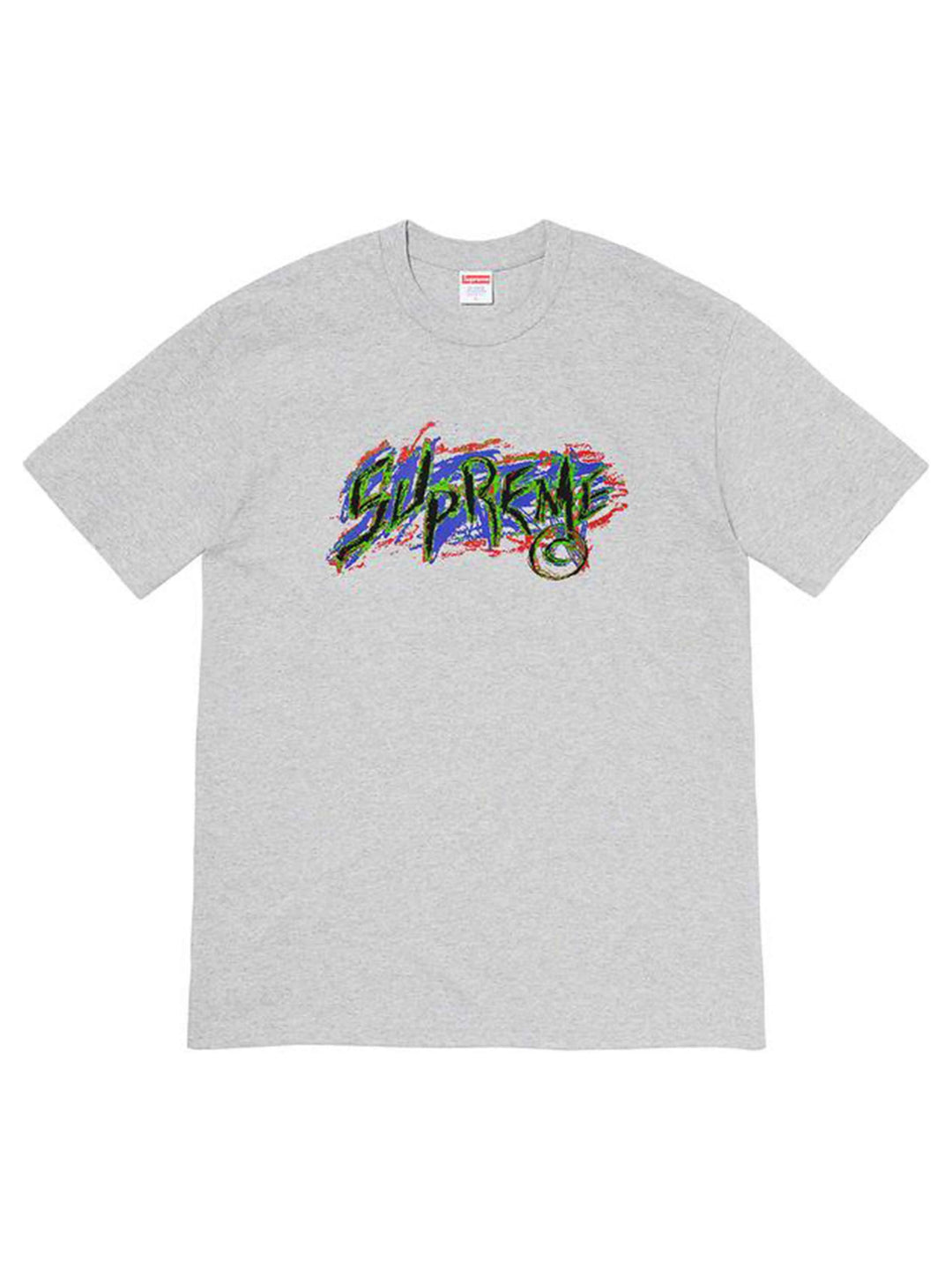 Supreme Scratch Tee Heather Grey [FW20] Prior