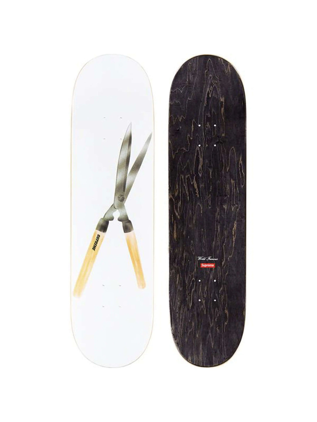 Supreme Shears Skateboard White 8.25" Supreme