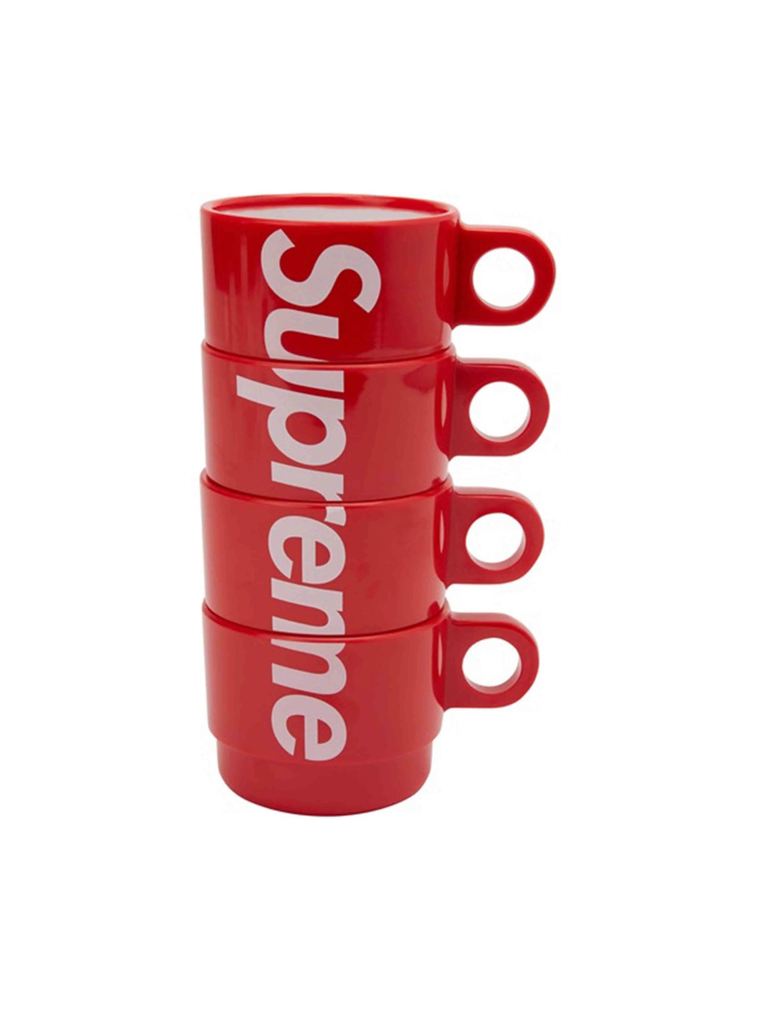 Supreme Stacking Cups (Set of 4) Red [SS18] Supreme
