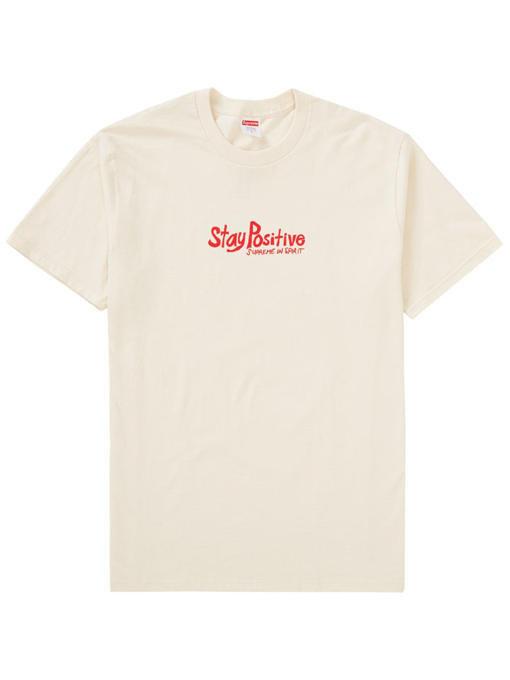 Supreme Stay Positive Tee NATURAL [FW20] Prior