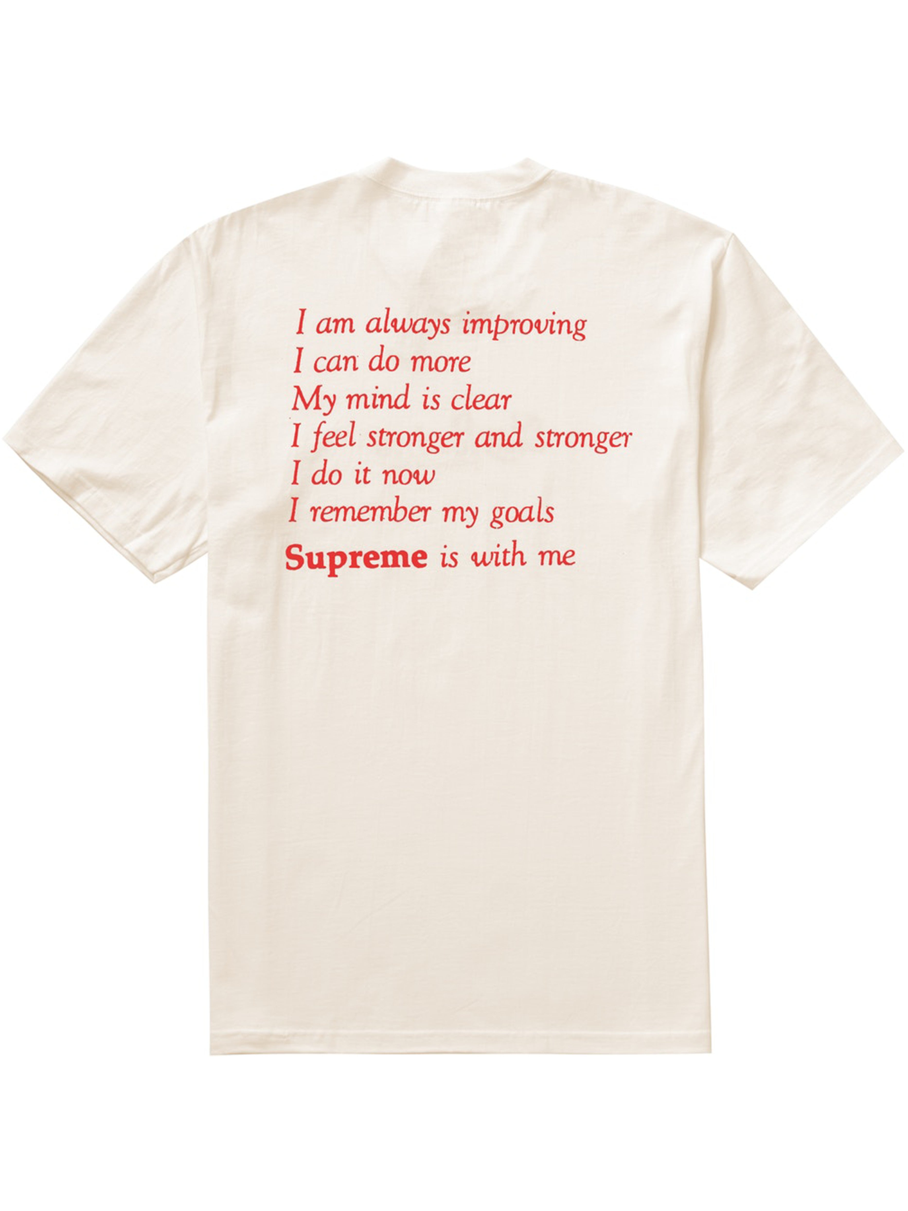 Stay positive tee supreme on sale