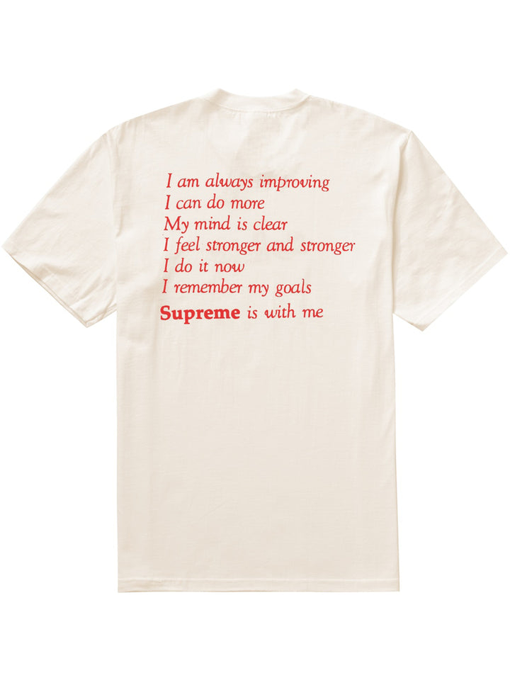 Supreme Stay Positive Tee NATURAL [FW20] Prior