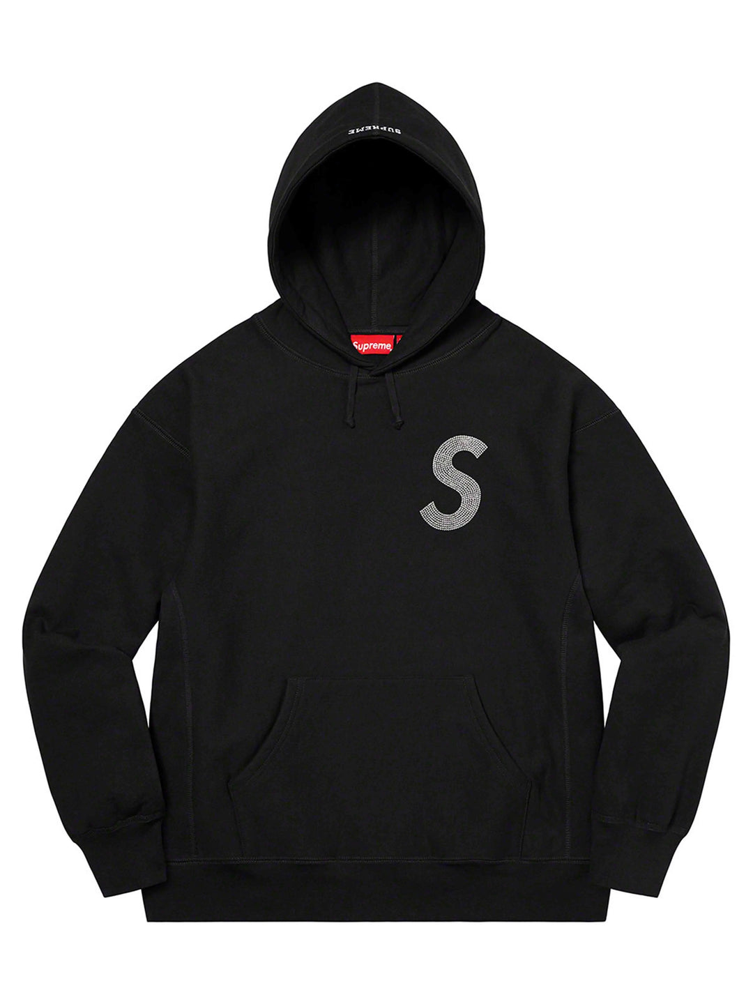 Supreme Swarovski S Logo Hoodie Black [SS21] Prior