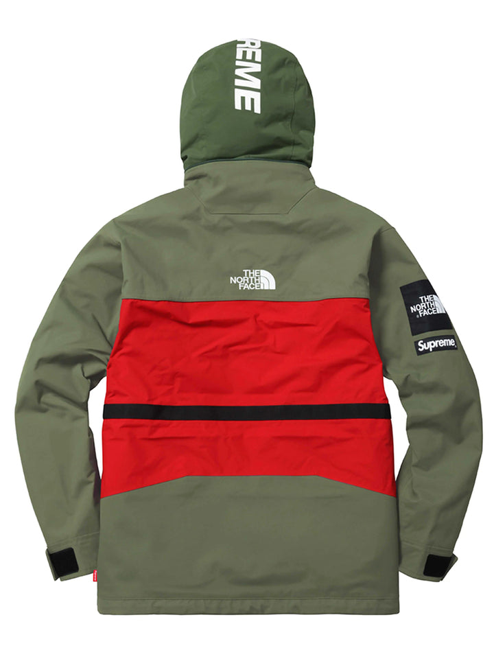 Supreme The North Face Steep Tech Hood Jacket Green/Red Prior