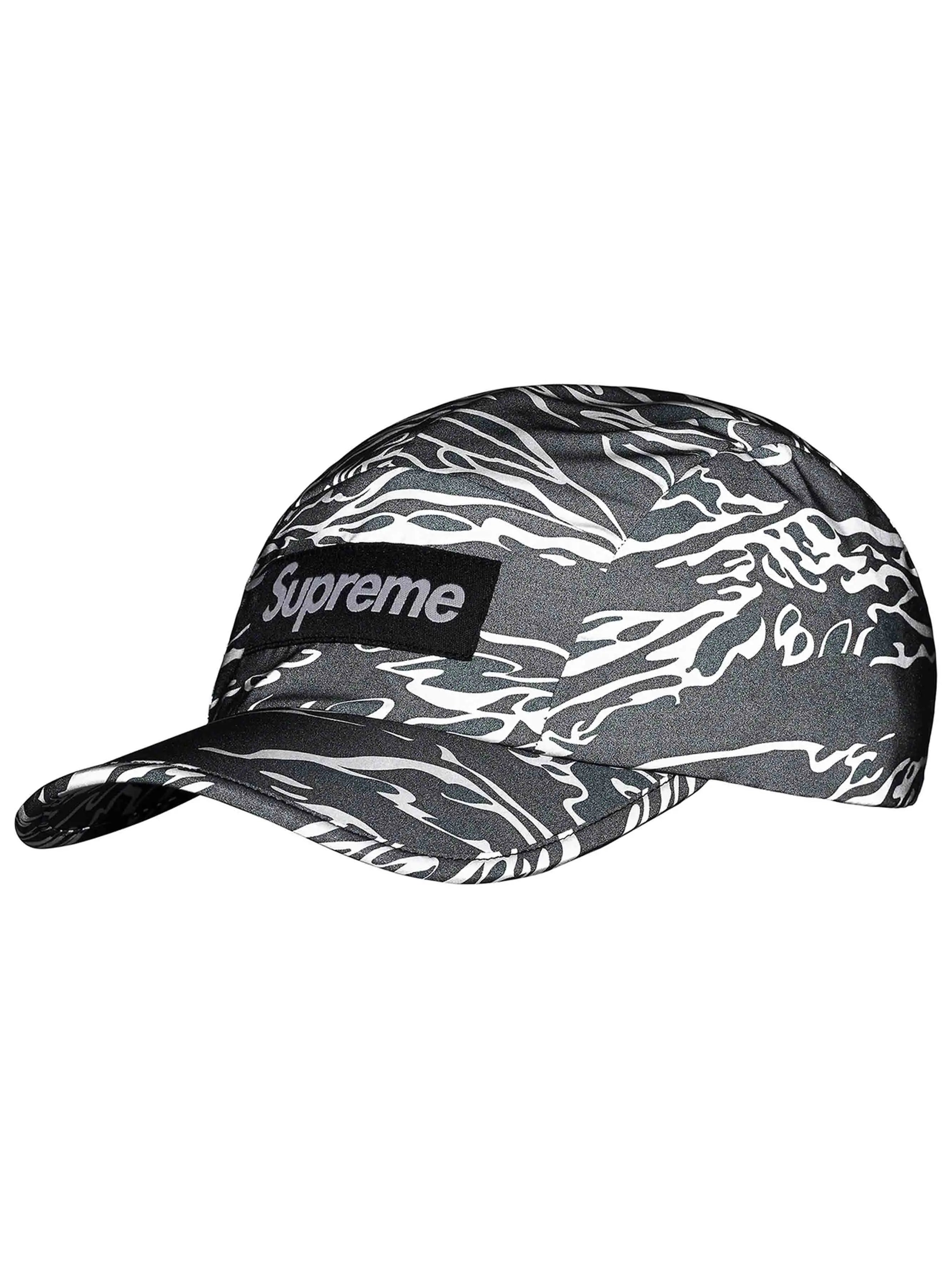 Supreme reflective camp cap cheap