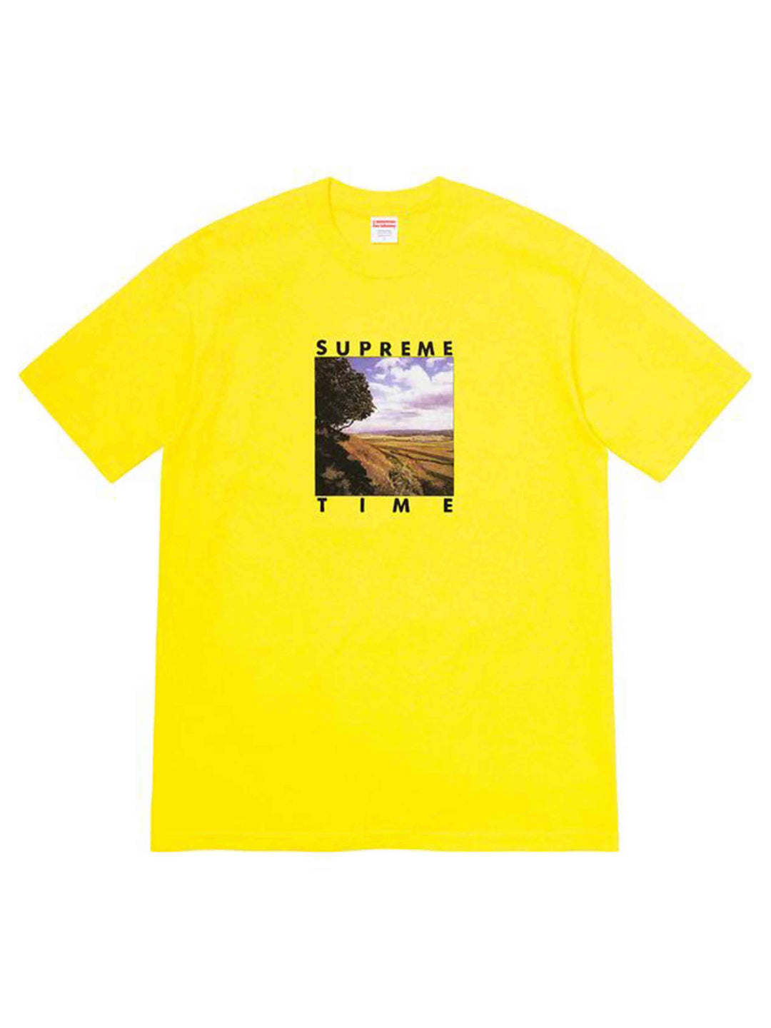 Supreme Time Tee Yellow [SS20] Supreme