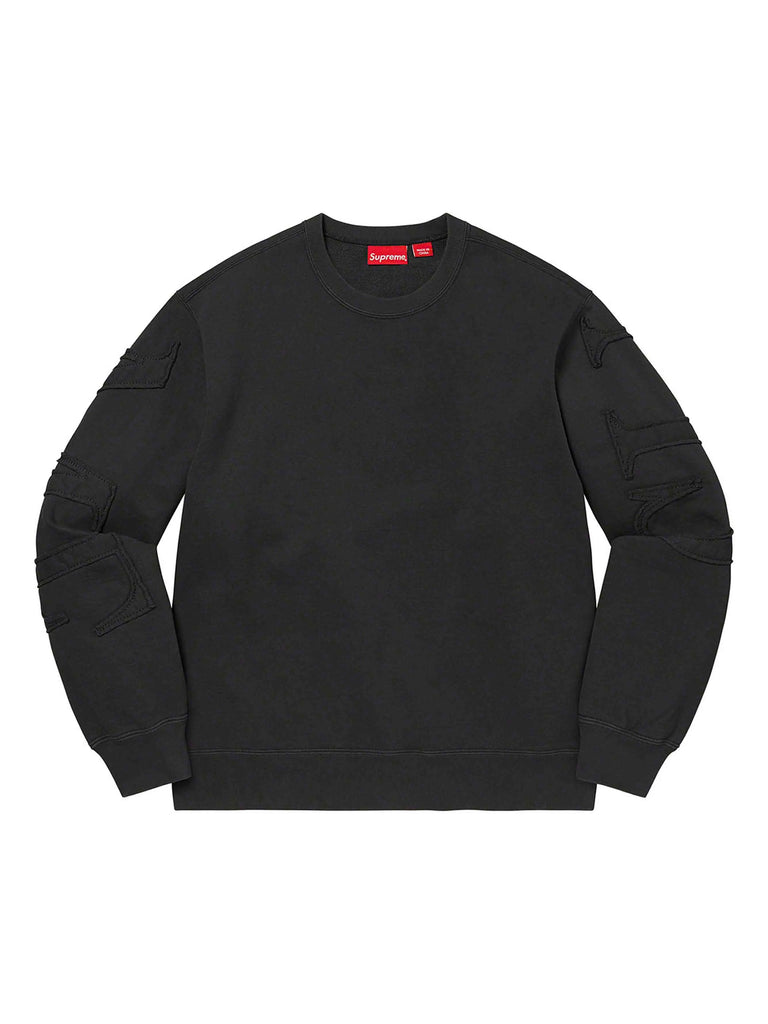 22SS Supreme Tonal Applique Crewneck L