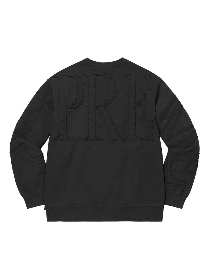 Supreme Tonal Applique Crewneck Black (SS22) Prior