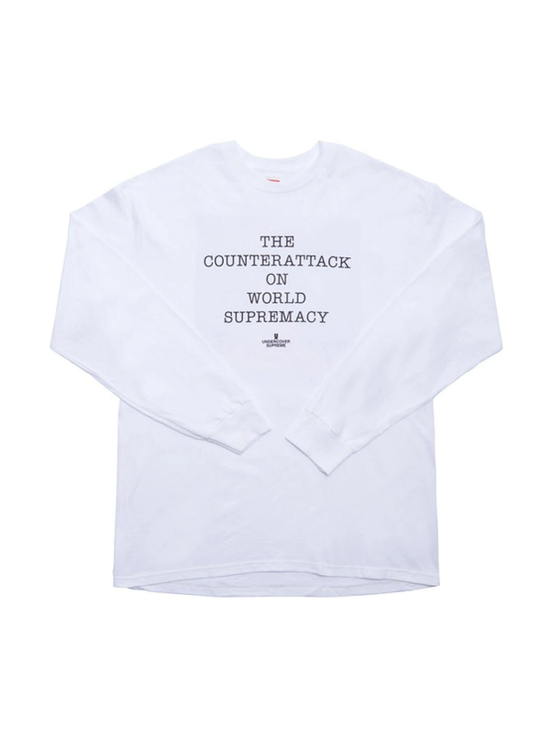 Supreme UNDERCOVER/Public Enemy Counterattack L/S Tee White [SS18] Supreme