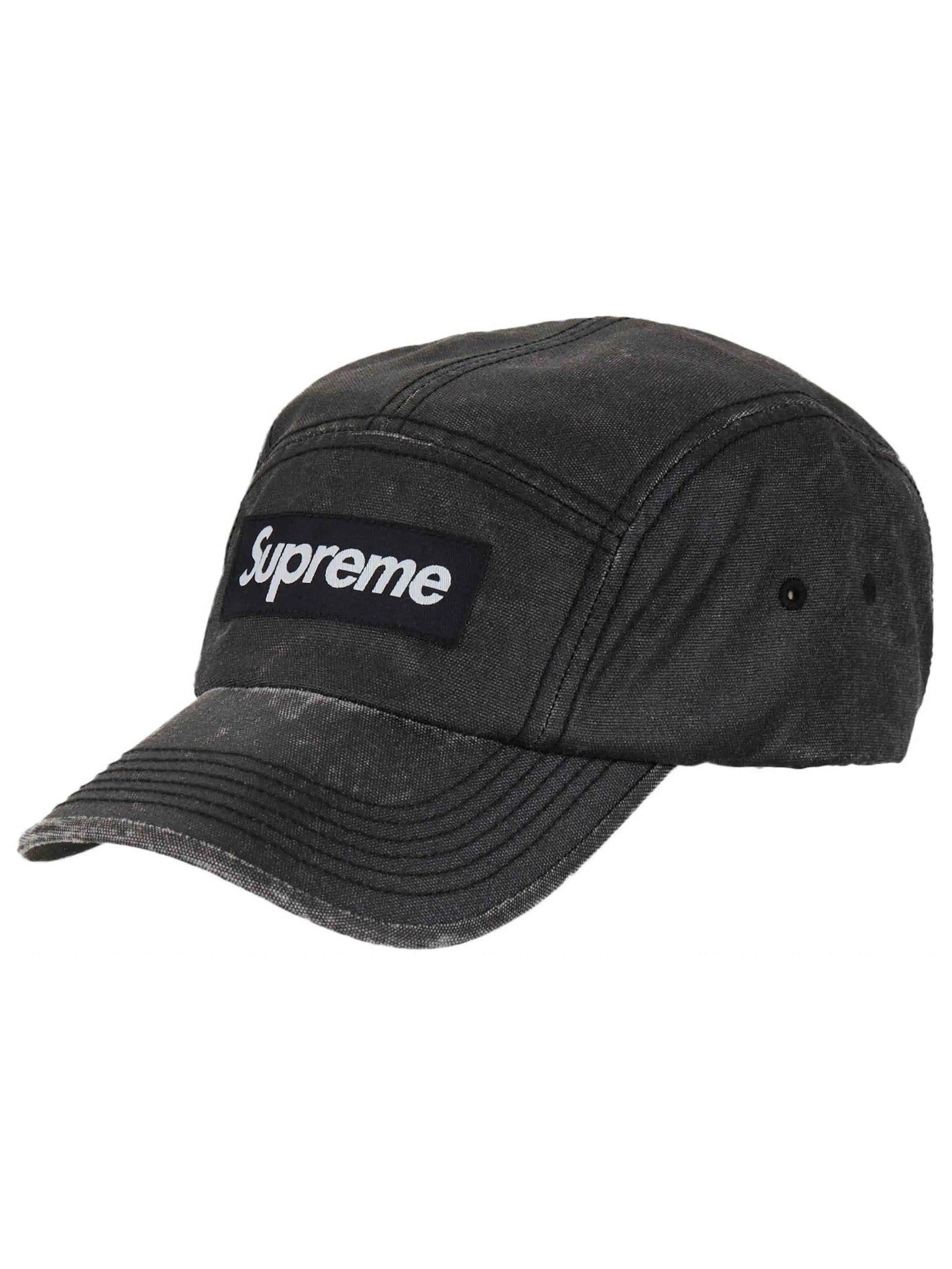 Supreme Washed Cordura Camp Cap Black (FW22) Prior