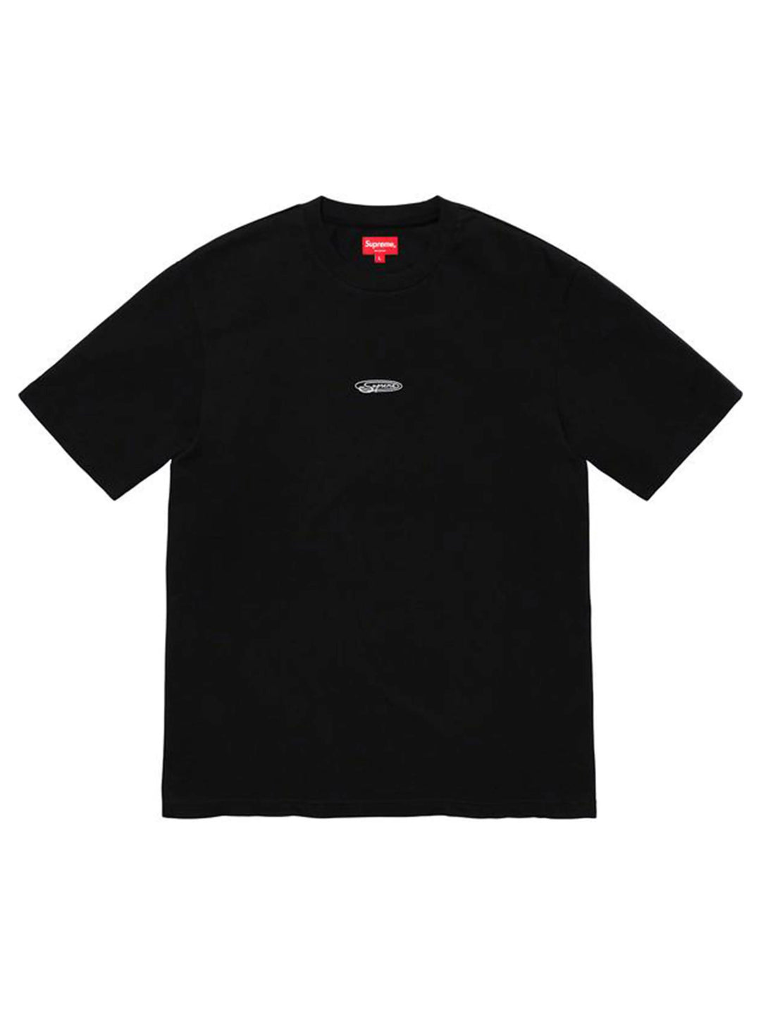 Supreme Woven Label Tee Black [FW20] Prior