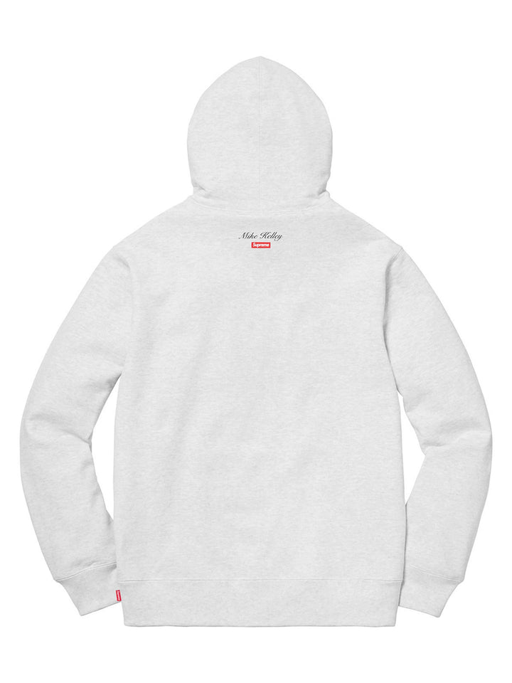 Supreme X Mike Kelley Franklin Signing Hoodie Grey [FW18] Prior