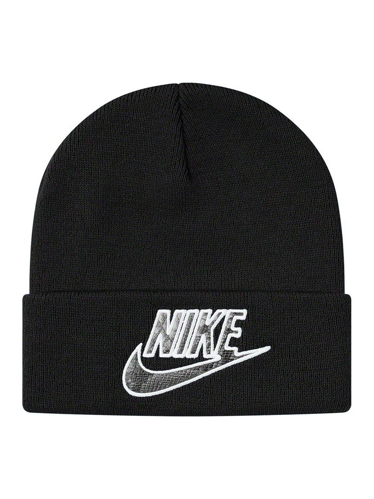 Supreme X Nike Snake Skin Beanie Black [SS21] Prior