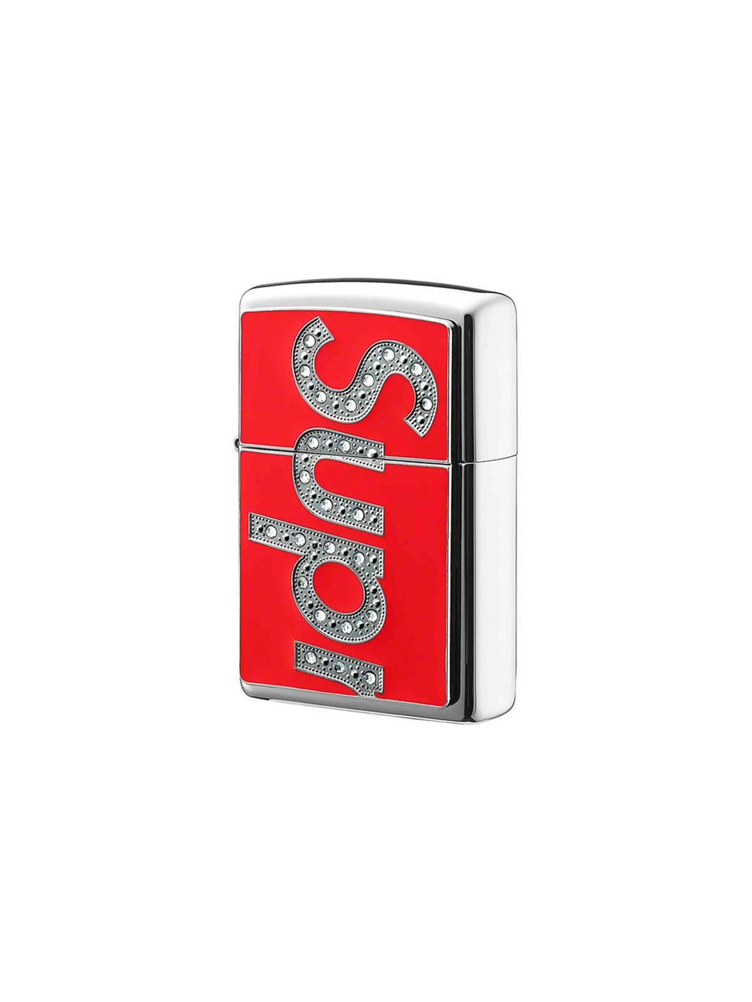 Supreme X Swarovski Zippo Red Prior