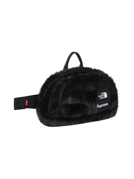 Supreme X The North Face Faux Fur Waist Bag Black FW20 Streetwear Prior