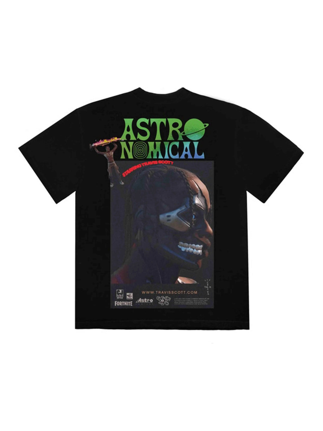 Travis Scott Astro Sicko Event 2 T-Shirt Black Travis Scott