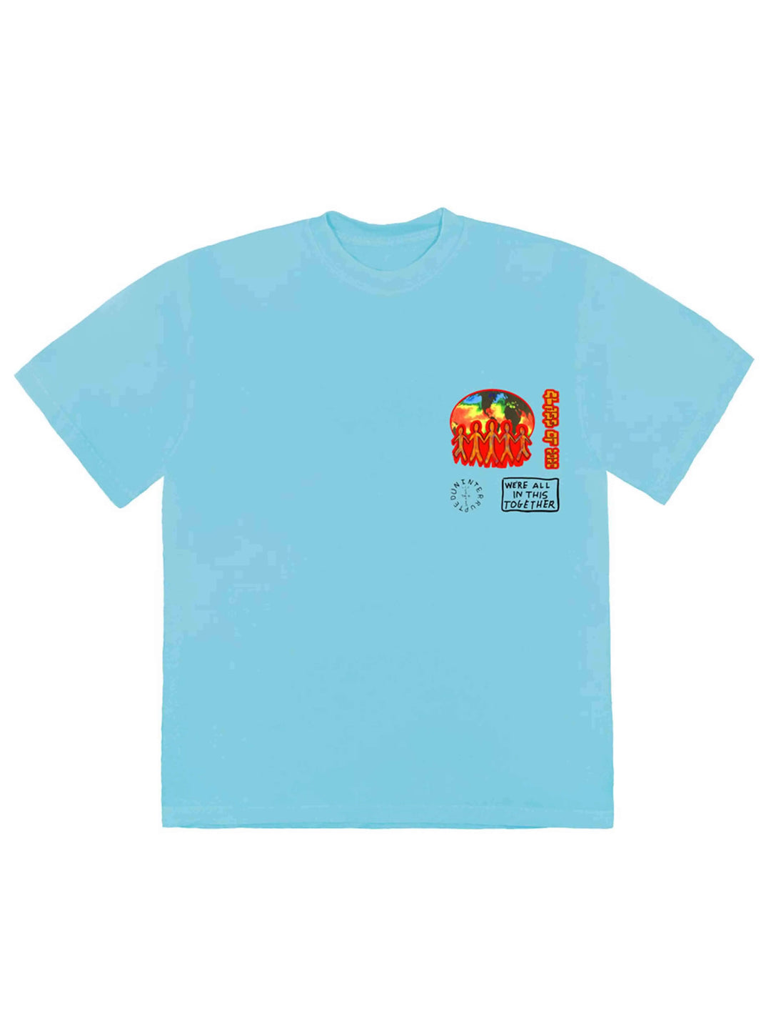 Travis Scott Cactus Jack Class Of 2020 Tee Sky Blue Travis Scott