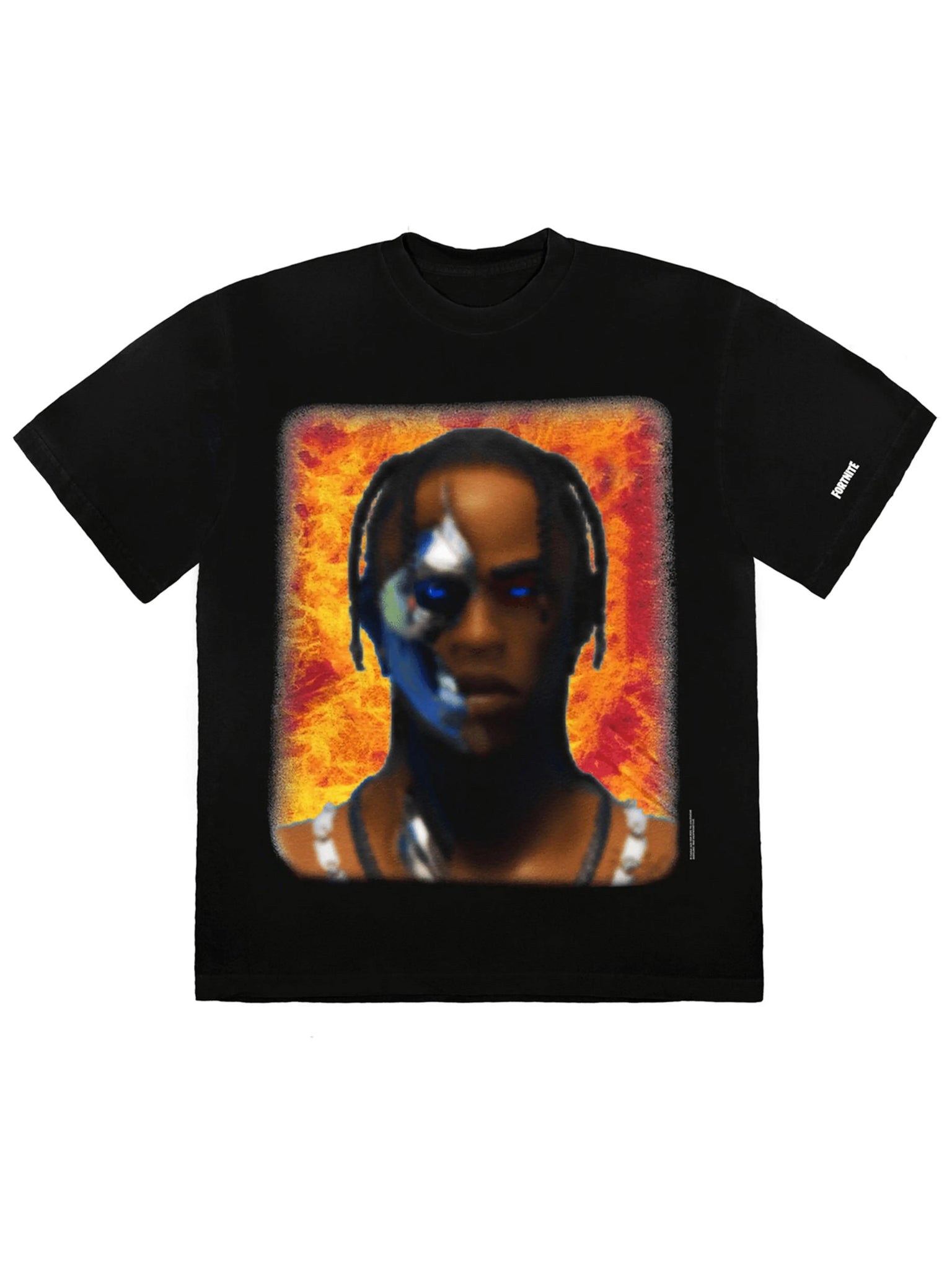 Travis Scott T-3500 Portrait T-Shirt Black Prior