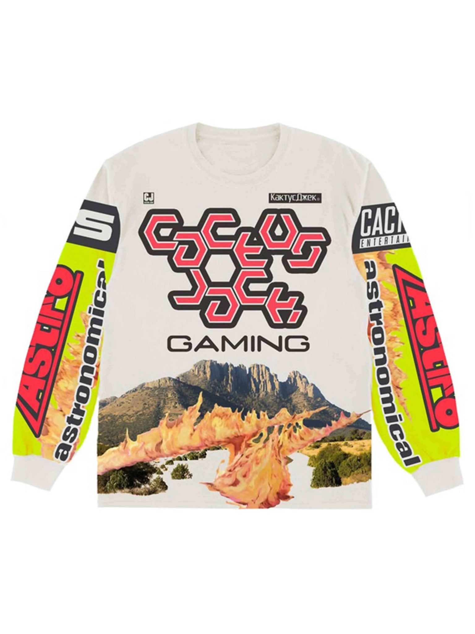 Travis Scott The Scotts Cj Gaming L/S Jersey White/Multi Prior