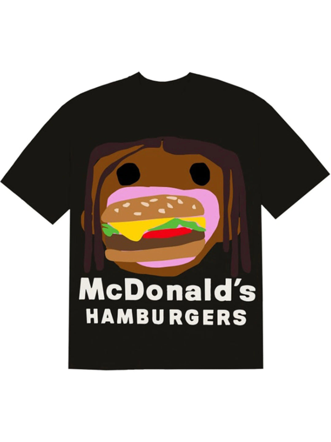 Travis Scott x CPFM 4 CJ Burger Mouth T-Shirt Black Prior