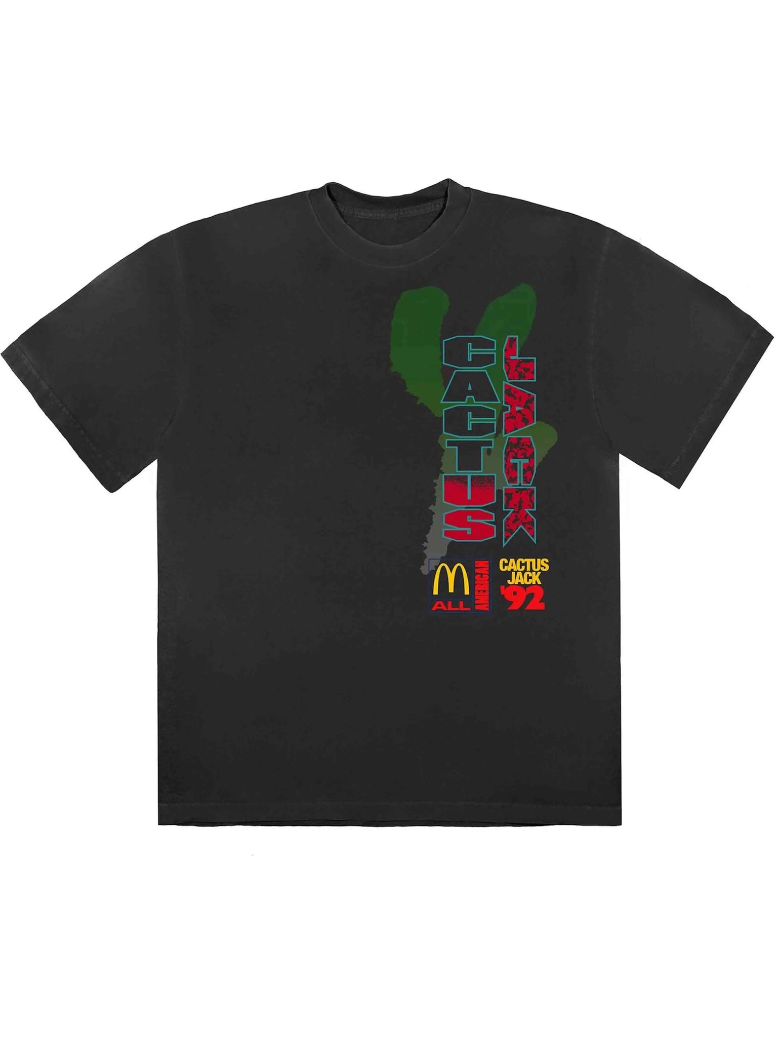 Travis Scott x McDonald's All American '92 T-shirt Washed Black Prior