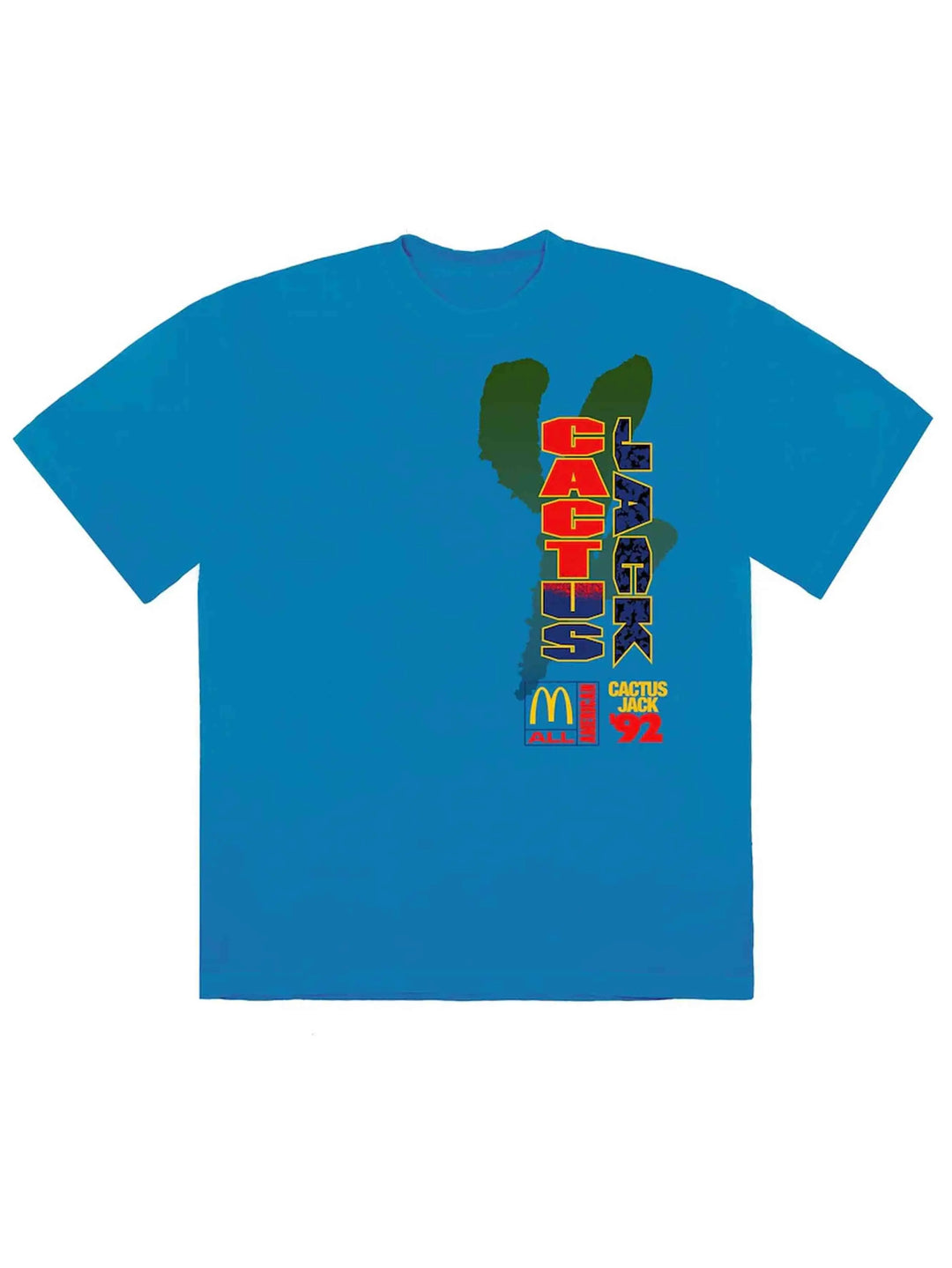 Travis Scott x McDonald's All American '92 T-shirt Washed Blue Prior