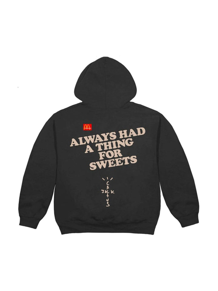 Travis Scott x McDonald's Apple Pie Hoodie Washed Black Travis Scott