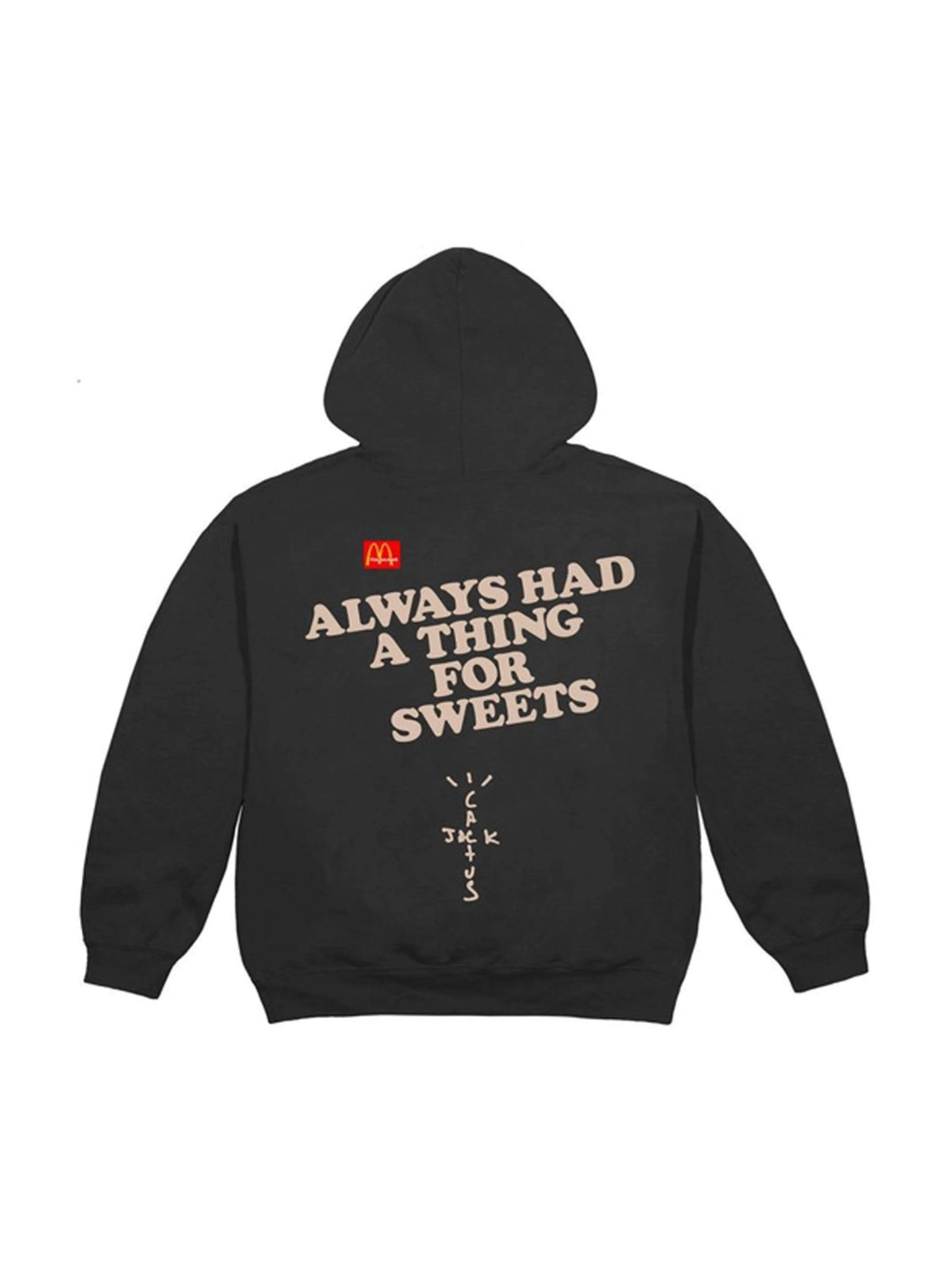 Travis Scott x McDonald's Apple Pie Hoodie Washed Black Travis Scott