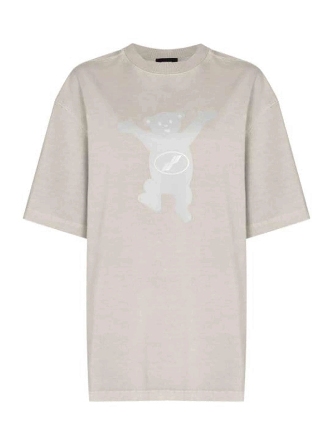 We11done Oversized Themo Teddy Bear Tee Ivory Prior