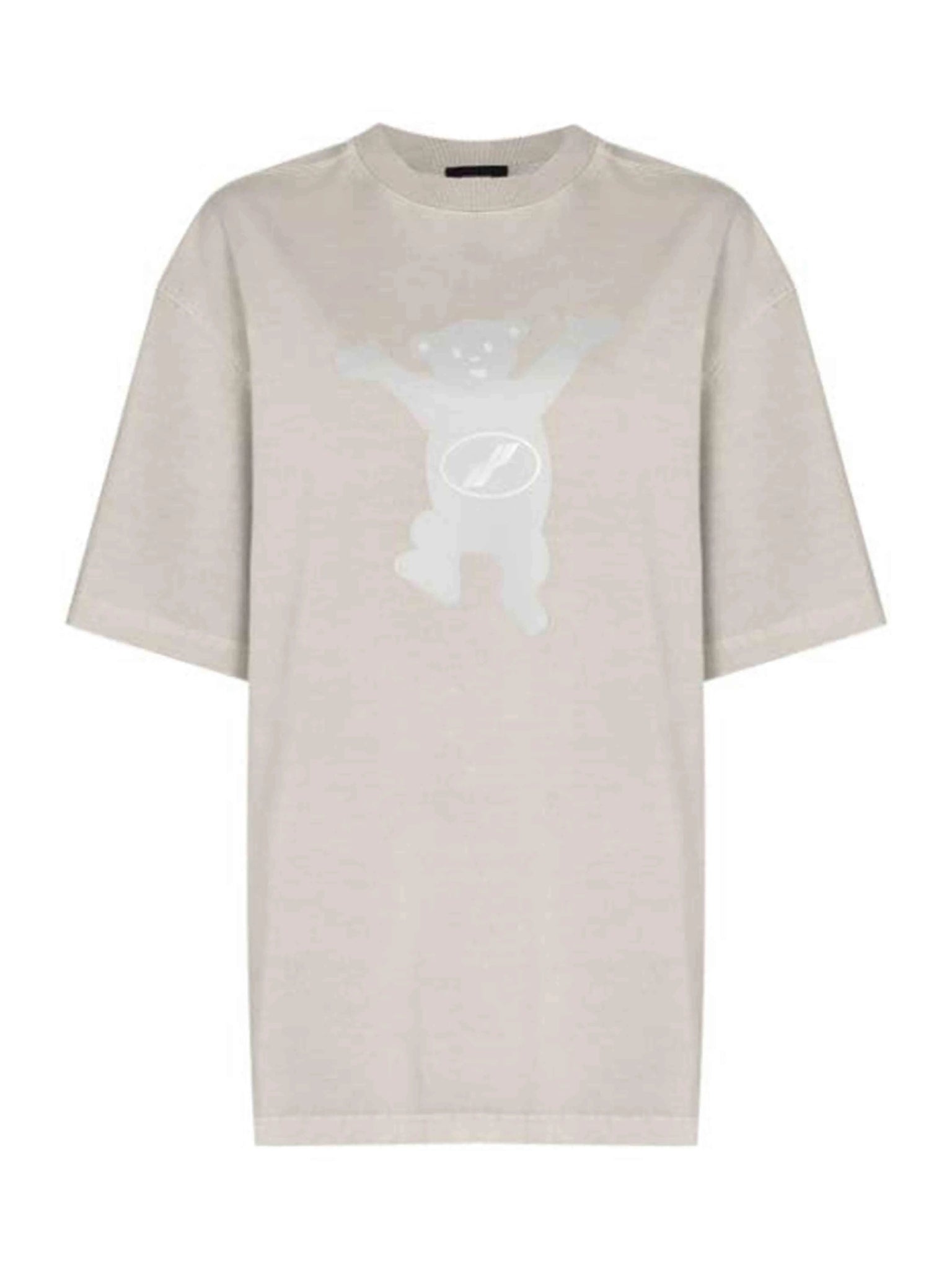 We11done Oversized Themo Teddy Bear Tee Ivory Prior